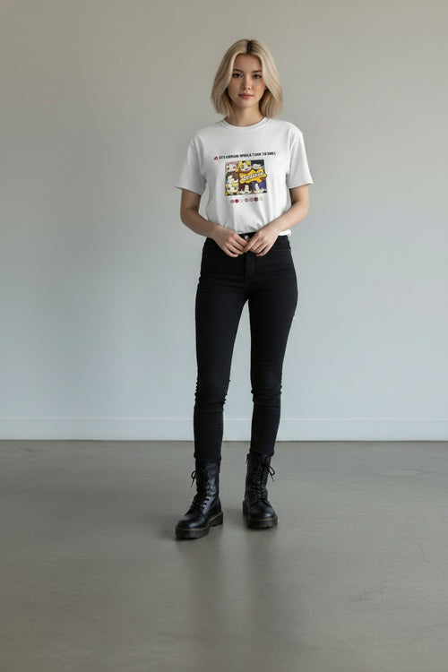 POLERA BTS ARIRANG BUTTER BLANCO
