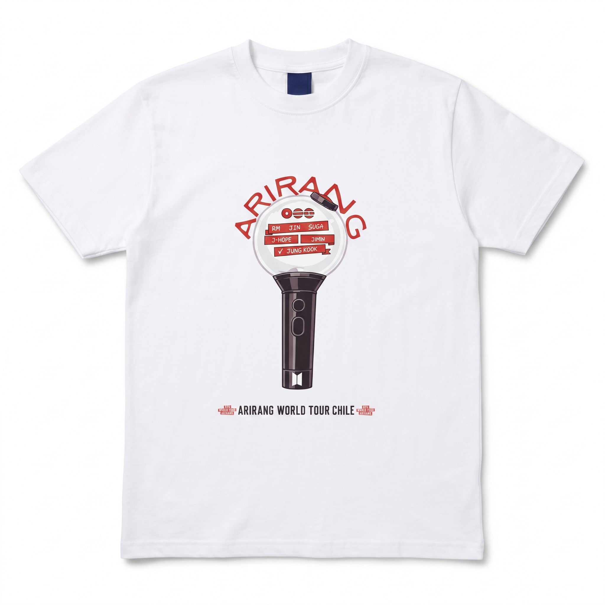 POLERA BTS BOMB 1 BLANCO