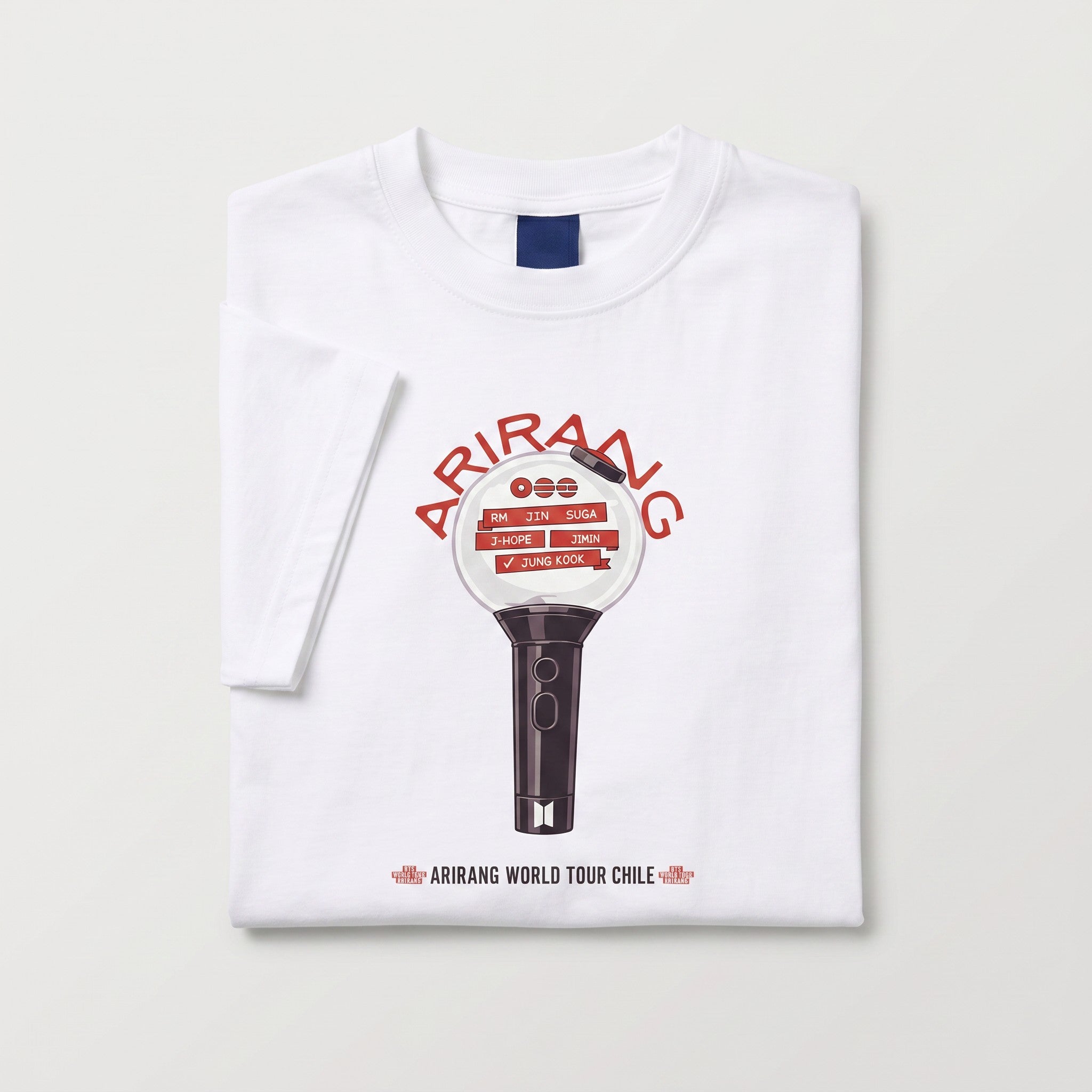 POLERA BTS BOMB 1 BLANCO