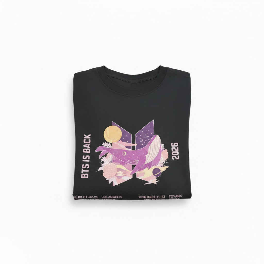 POLERA BTS CONCIERTOS 2 NEGRO