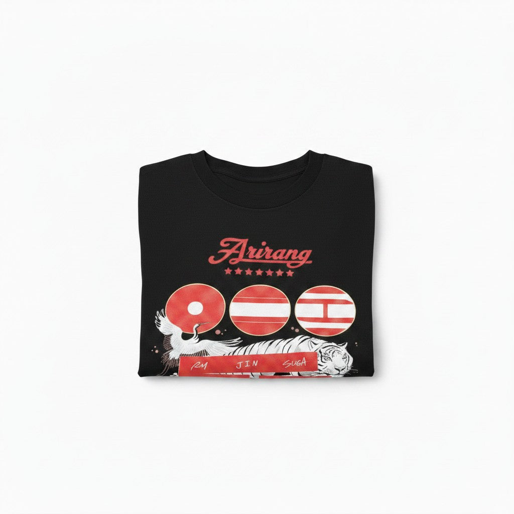 POLERA BTS IDOL NEGRO