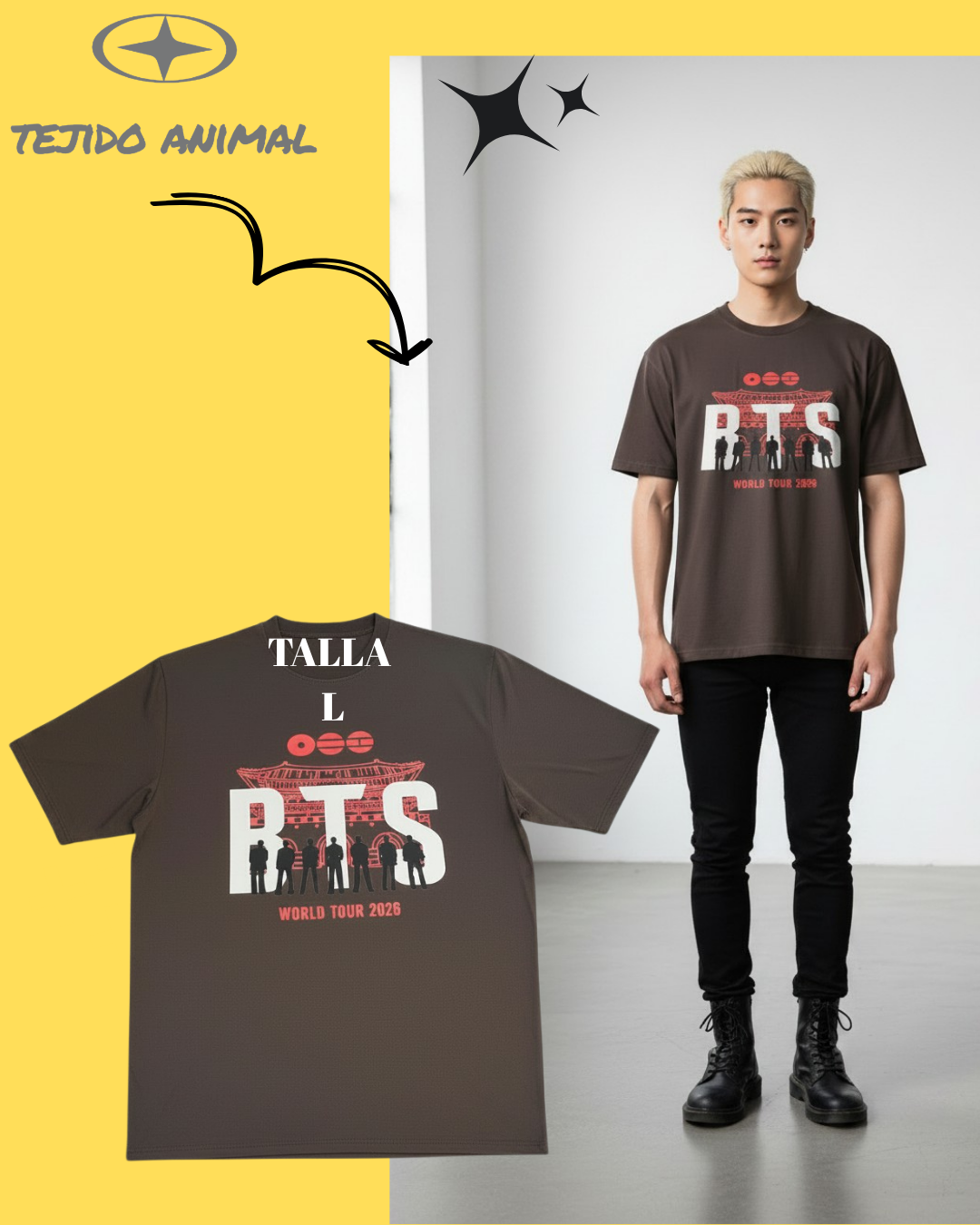 POLERA BTS SOMBRA 1 CAFE