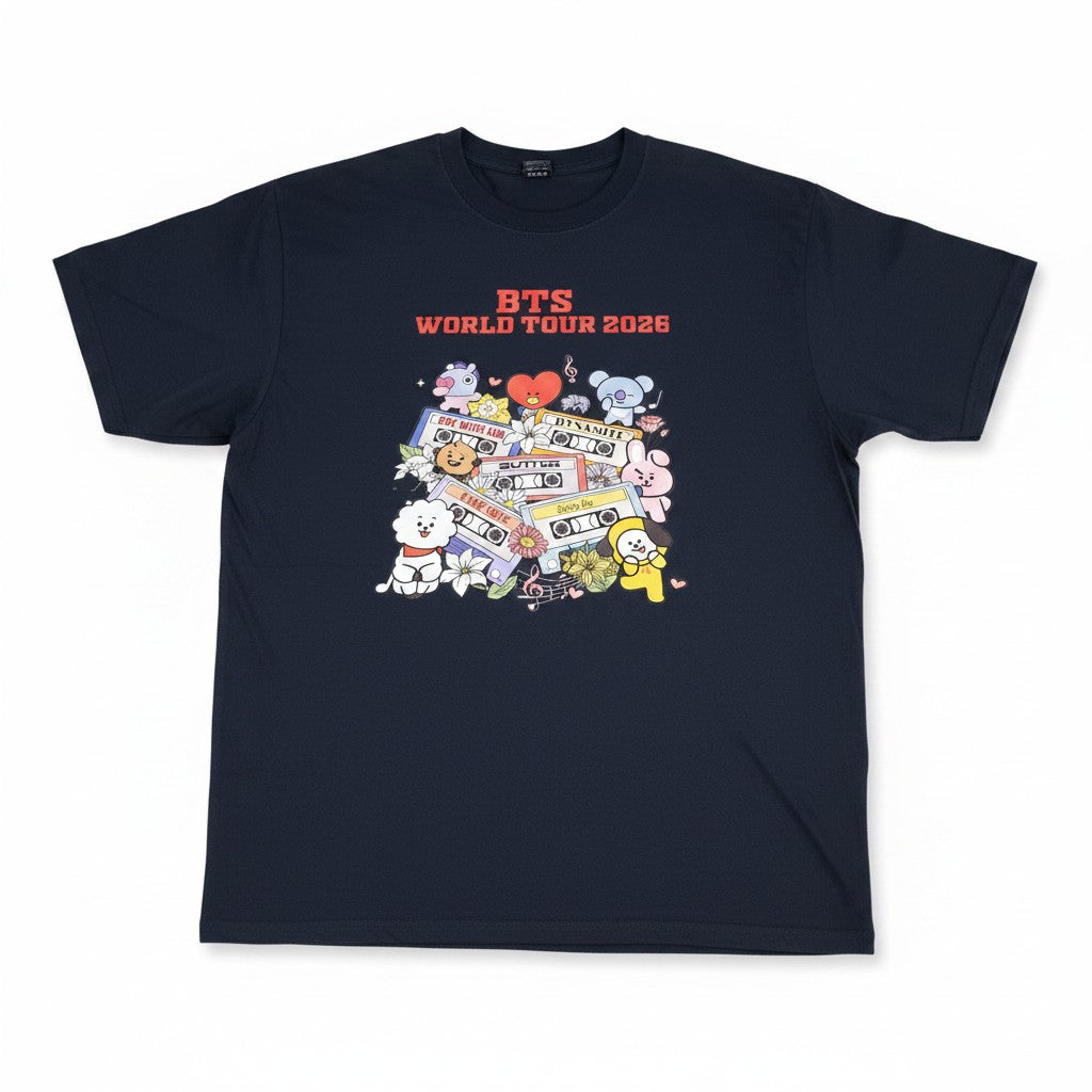 POLERAS BTS MUSIC AZUL