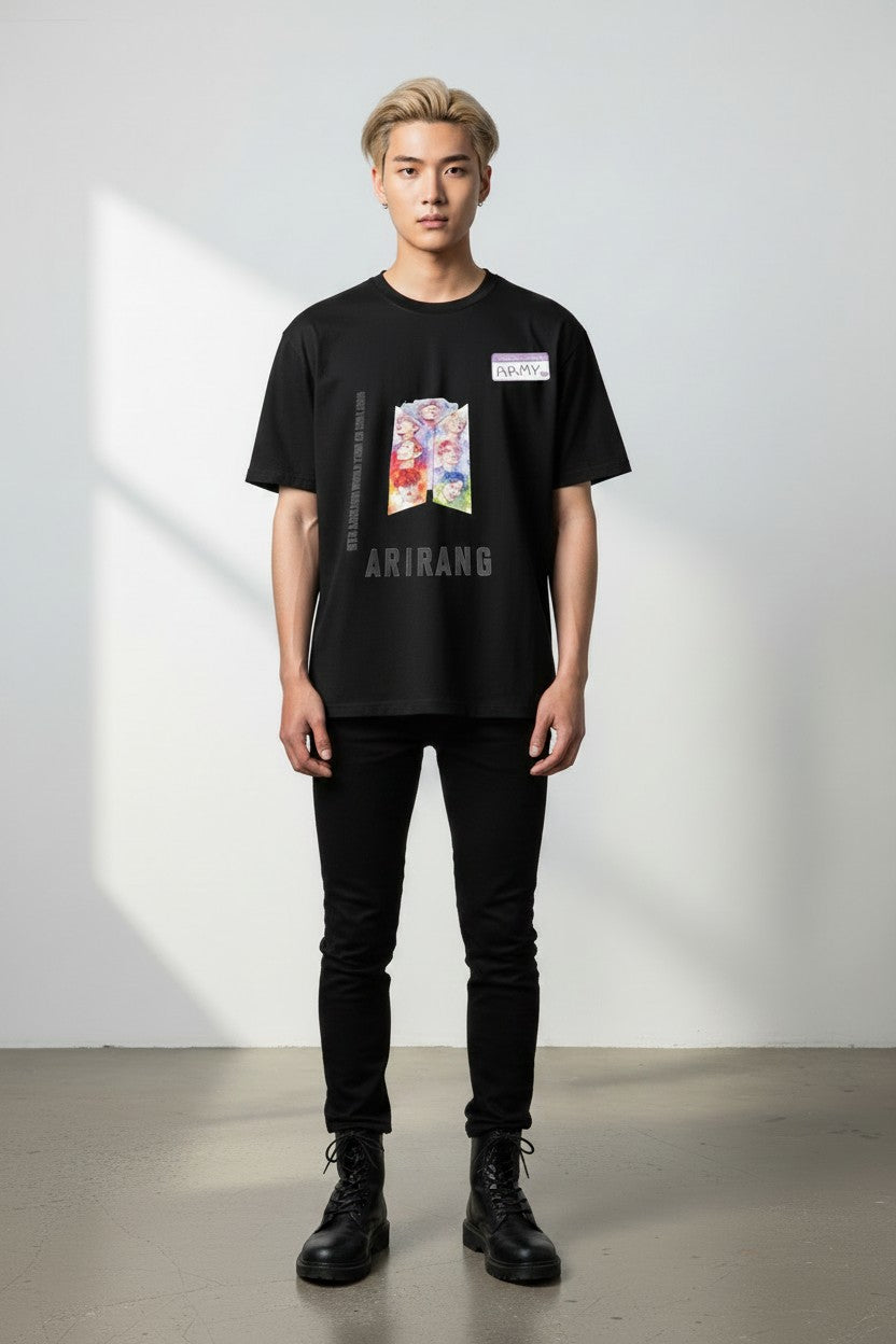POLOERA BTS ARMY NEGRA