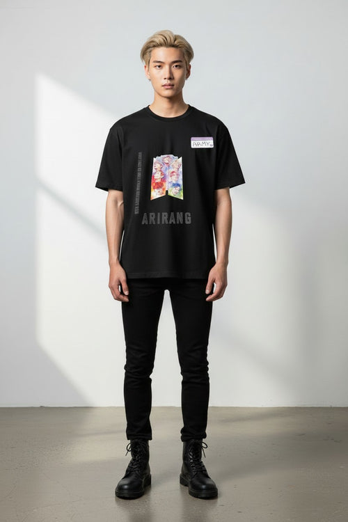 POLERA BTS ARMY NEGRA