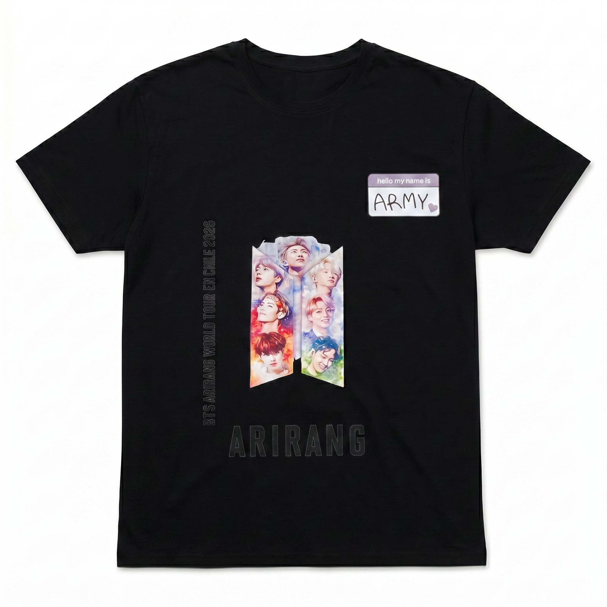 POLOERA BTS ARMY NEGRA