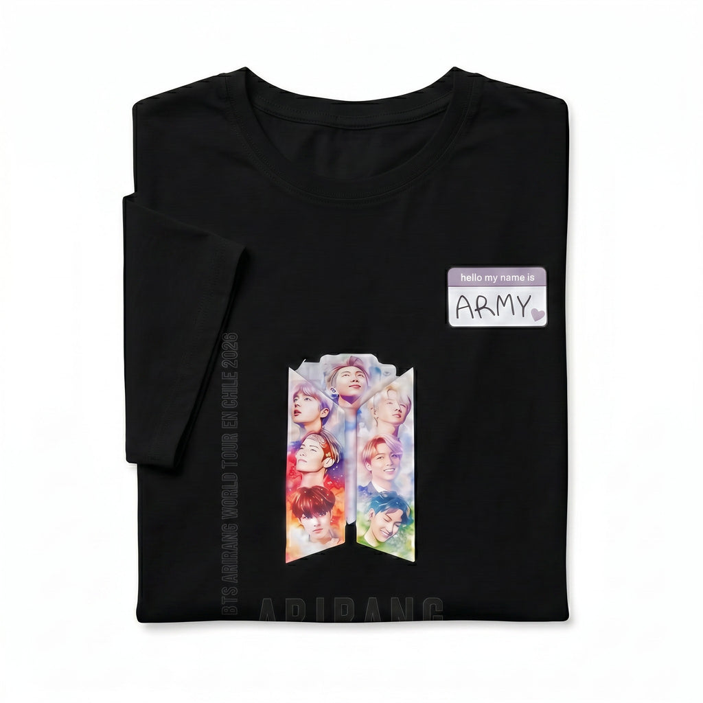 POLOERA BTS ARMY NEGRA
