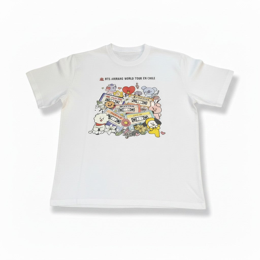 POLERA BTS MUSIC 2 BLANCO