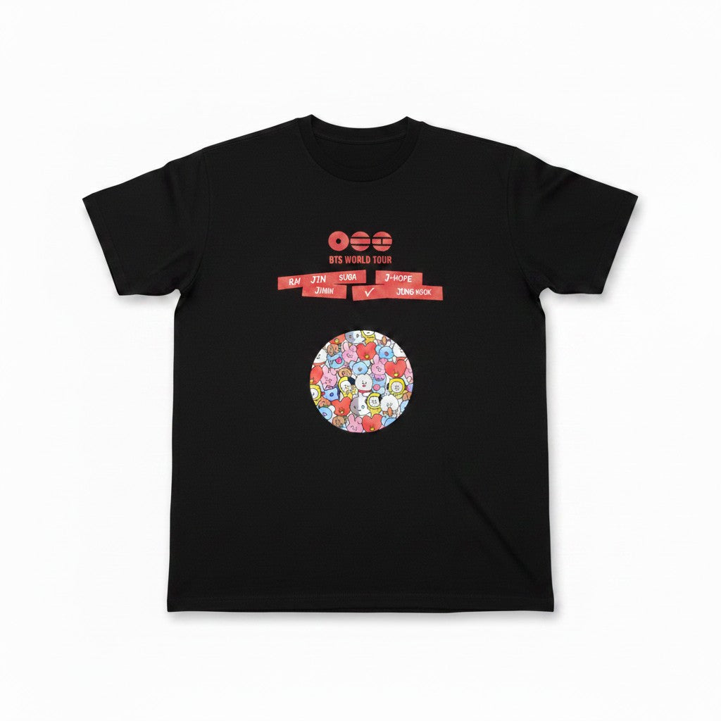 POLERA BTS 21 WORLD TOUR 2 NEGRO
