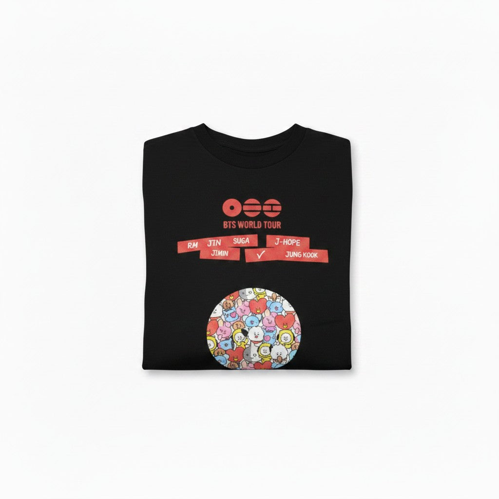 POLERA BTS 21 WORLD TOUR 2 NEGRO