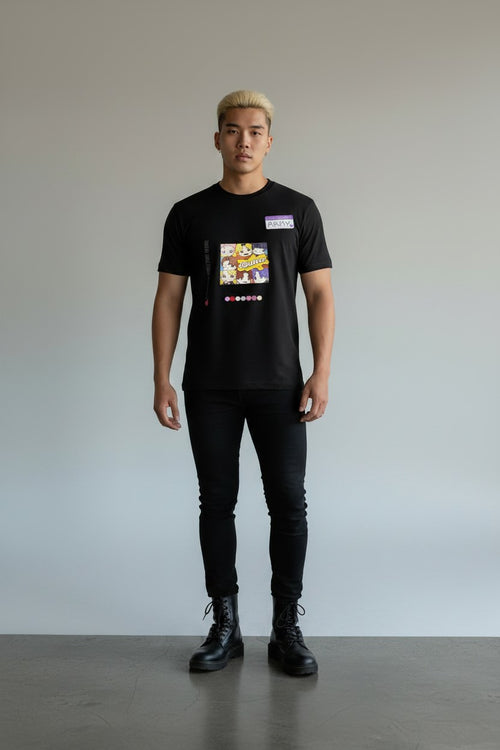 POLERA BTS ARMY BUTTER NEGRO
