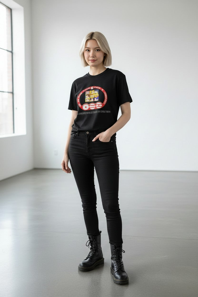 POLERA BTS WORLD TOUR CHILE NEGRO