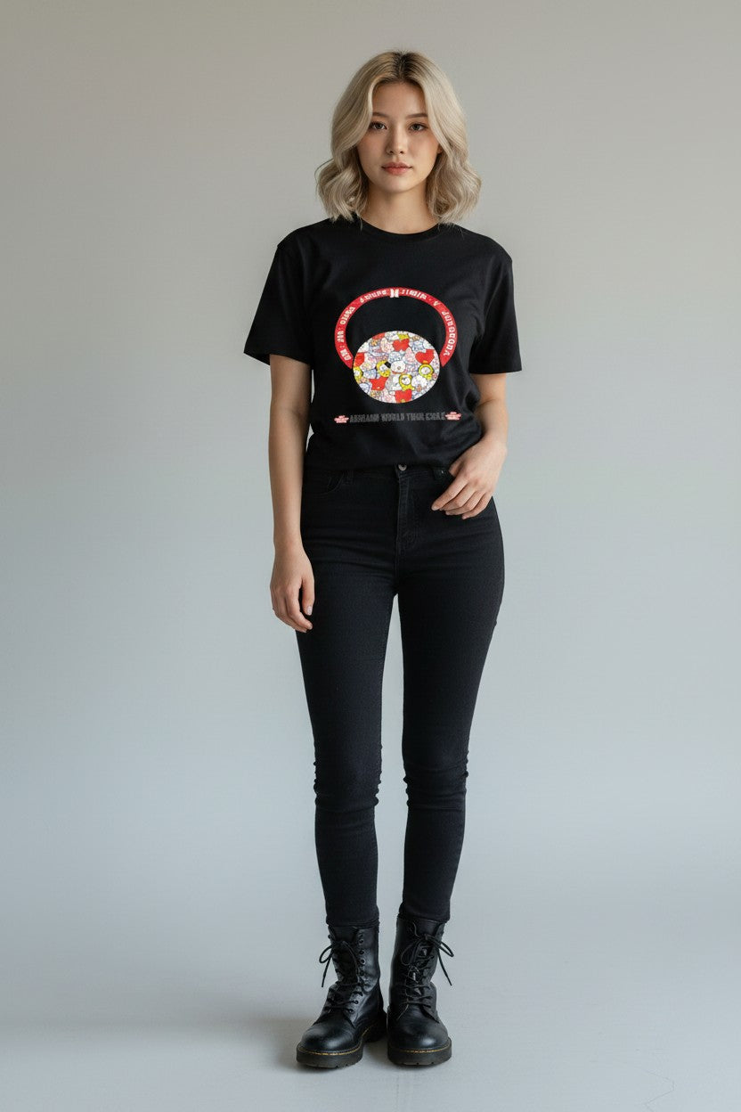 POLERA BTS 21 ARIRANG NEGRO