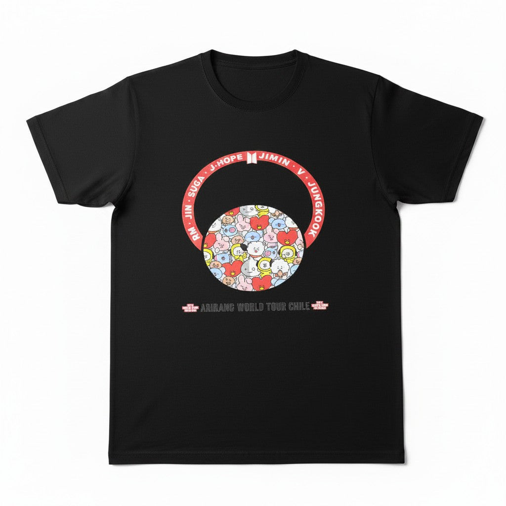 POLERA BTS 21 ARIRANG NEGRO