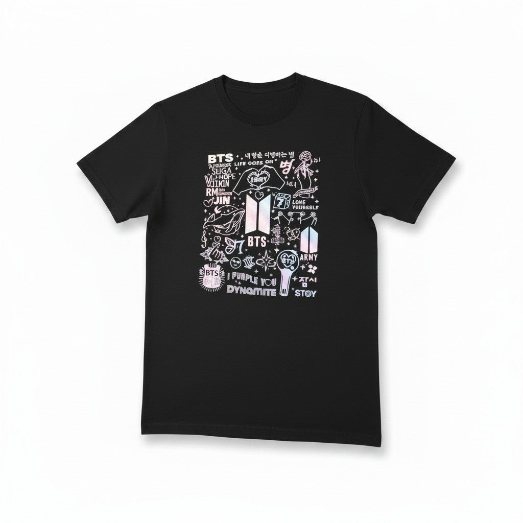 POLERA BTS LO MEJOR NEGRO