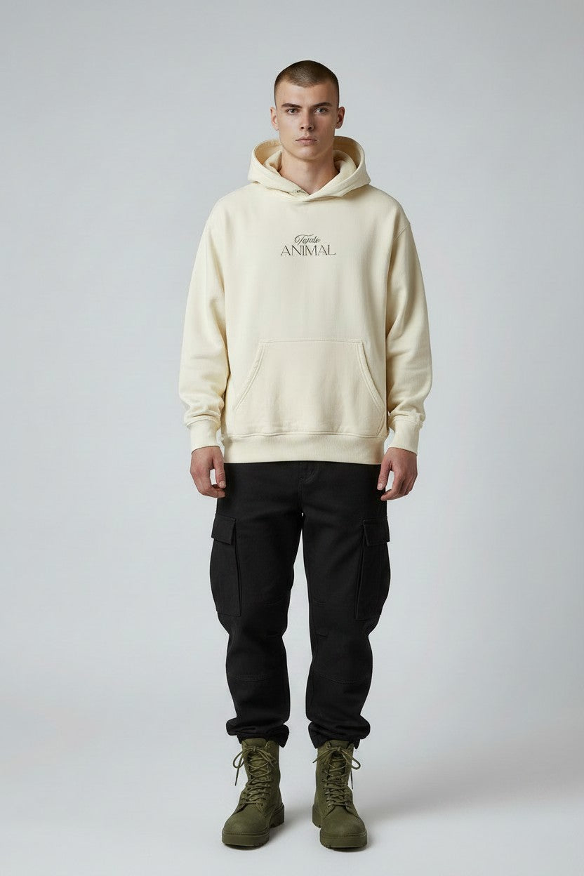 POLERON HOODIE PANTERA FT BEIGE