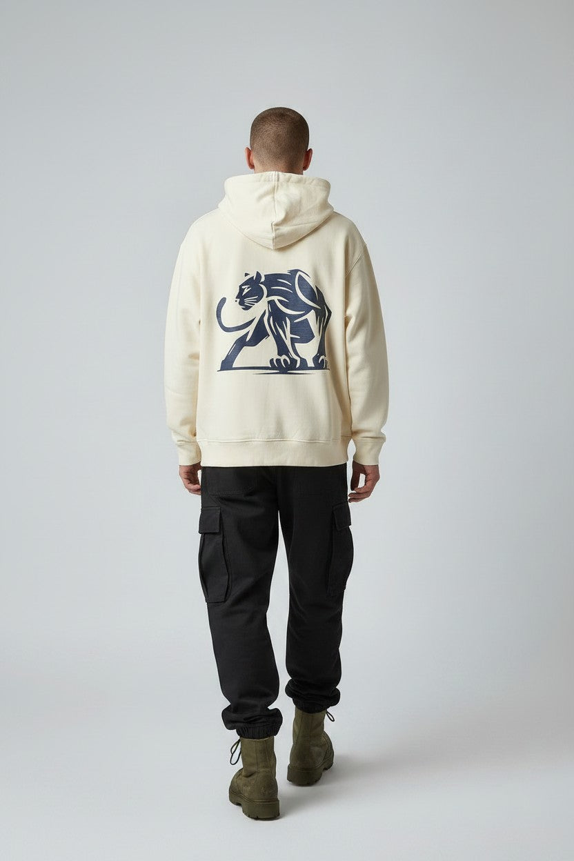 POLERON HOODIE PANTERA FT BEIGE