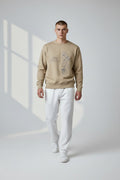 POLERON CREWNECK LION MD BEIGE