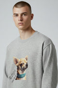 POLERON CREWNECK DOGMEX GRIS