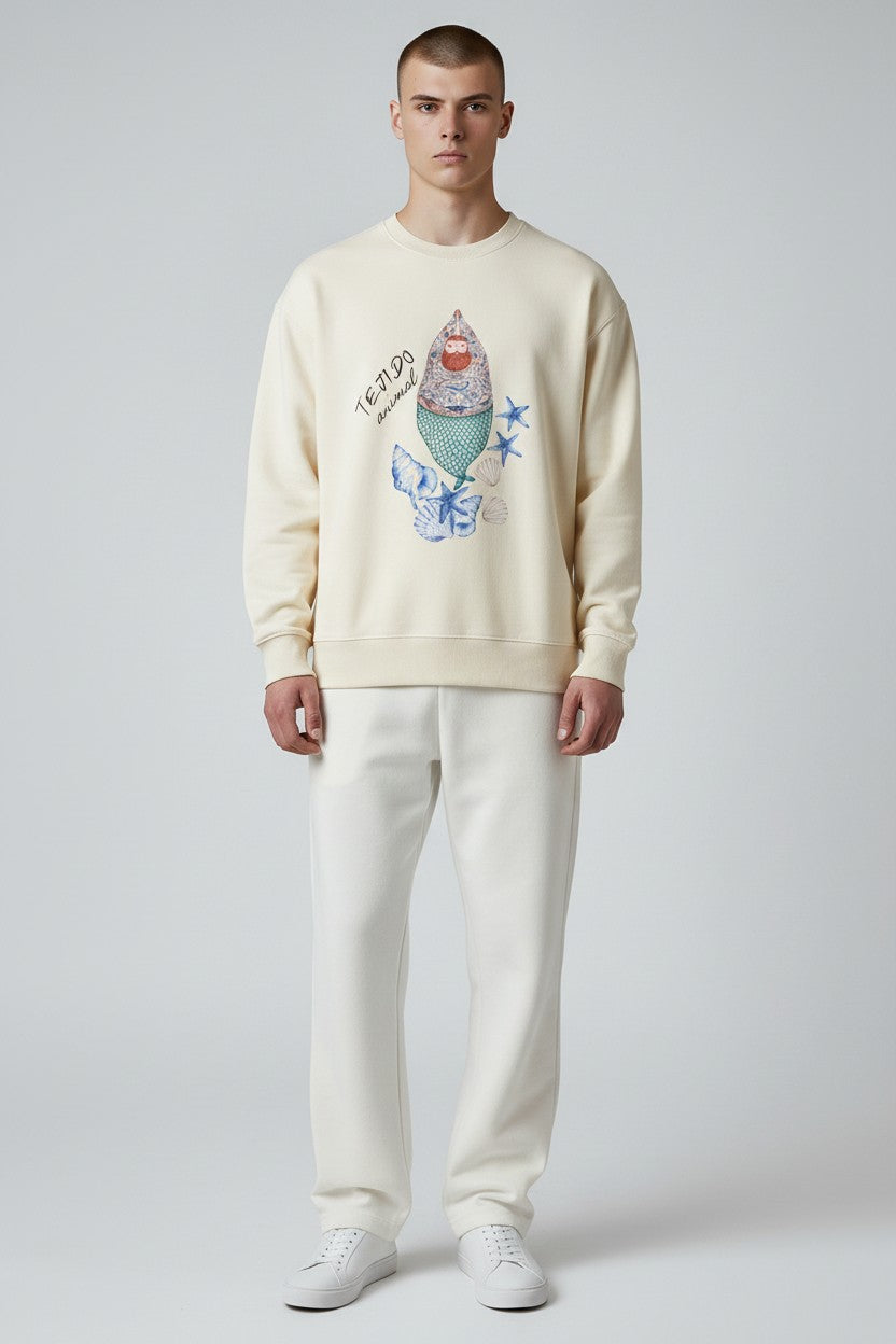 POLERON CREWNECK SIRENO BEIGE