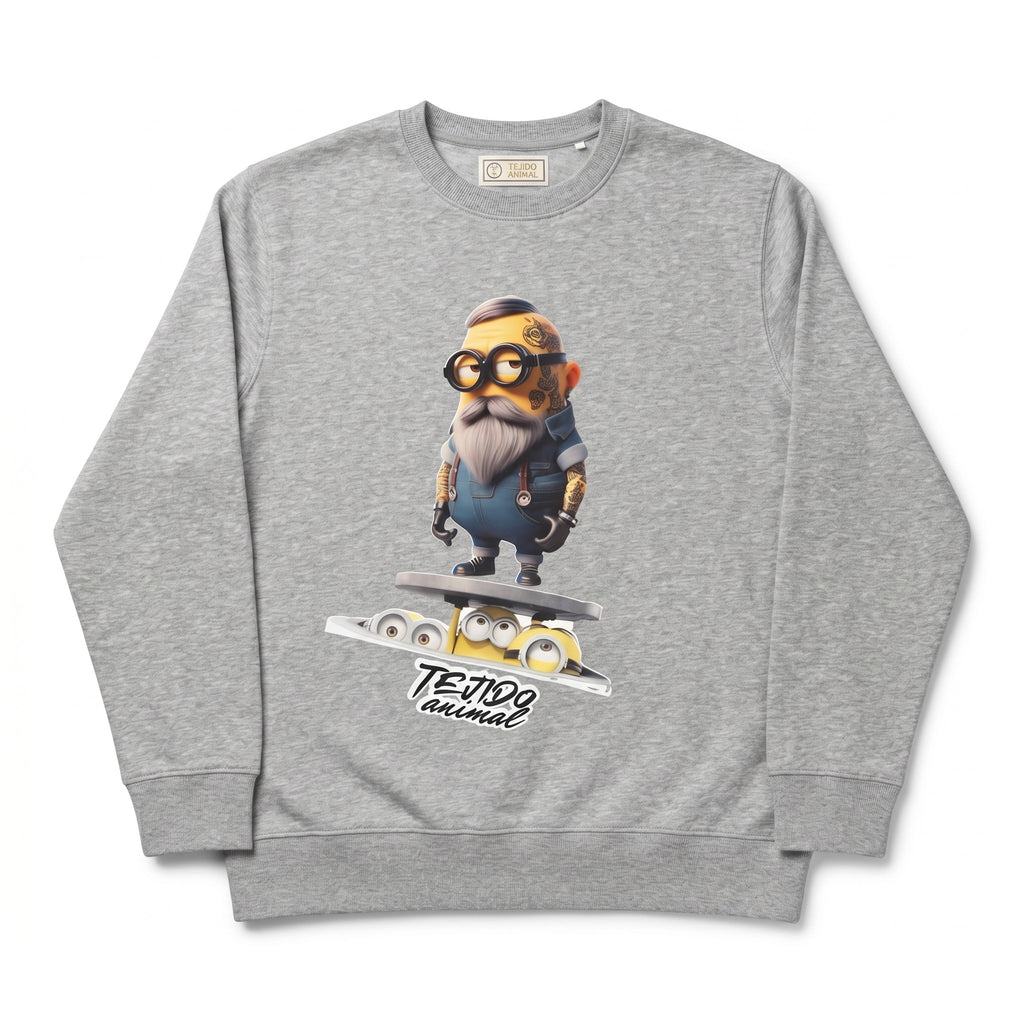 POLERON CREWNECK HIPSTER GRIS