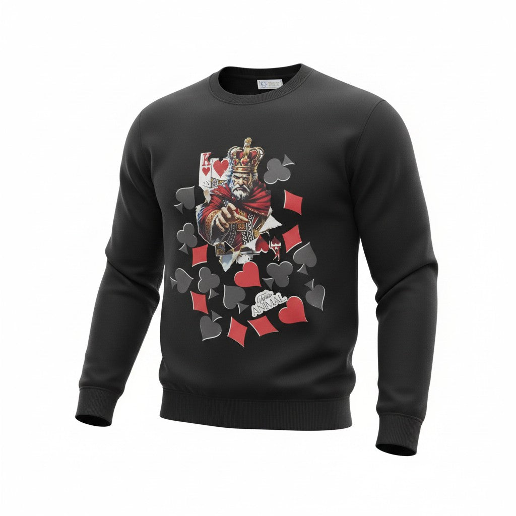 POLERON CREWNECK KING RED NEGRO