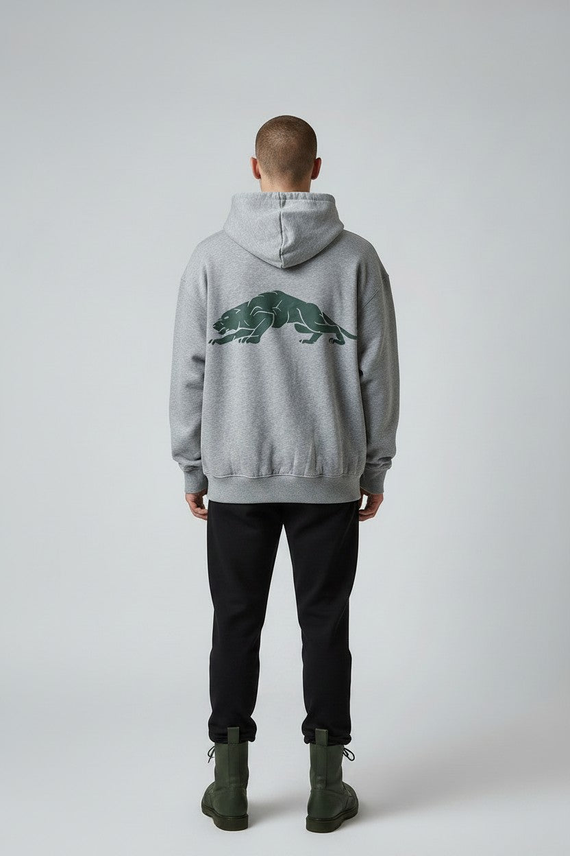 POLERON HOODIE PANTERA LT GRIS