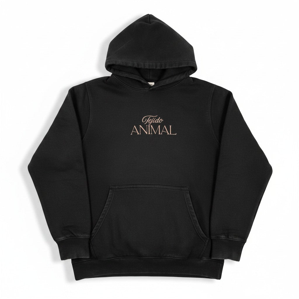 POLERON HOODIE ANGEL LOVE NEGRO