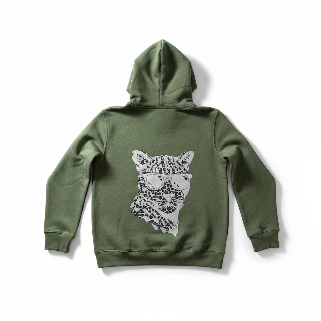 POLERON HOODIE JAGUAR VERDE