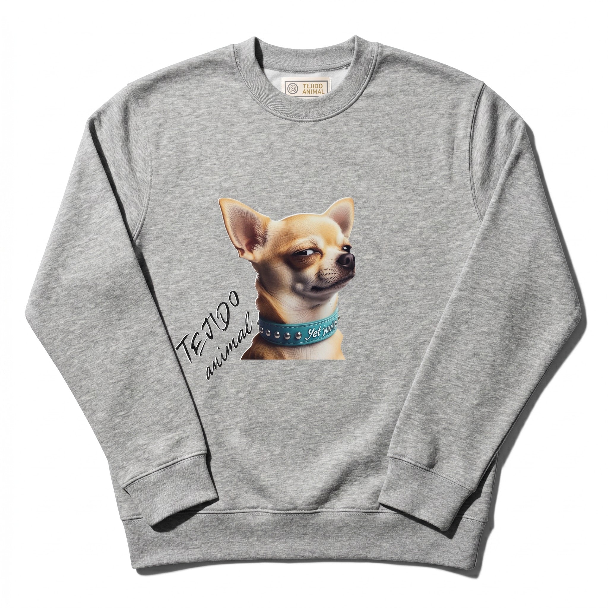 POLERON CREWNECK DOGMEX GRIS