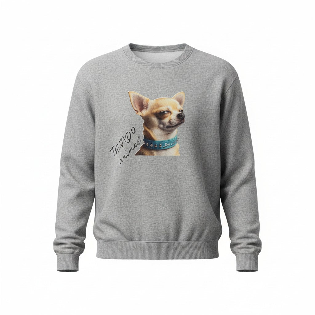 POLERON CREWNECK DOGMEX GRIS