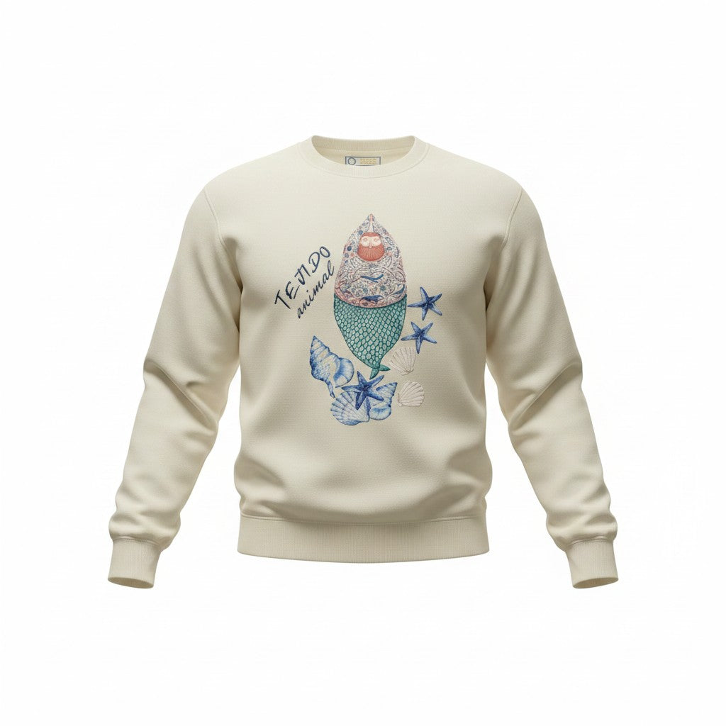 POLERON CREWNECK SIRENO BEIGE