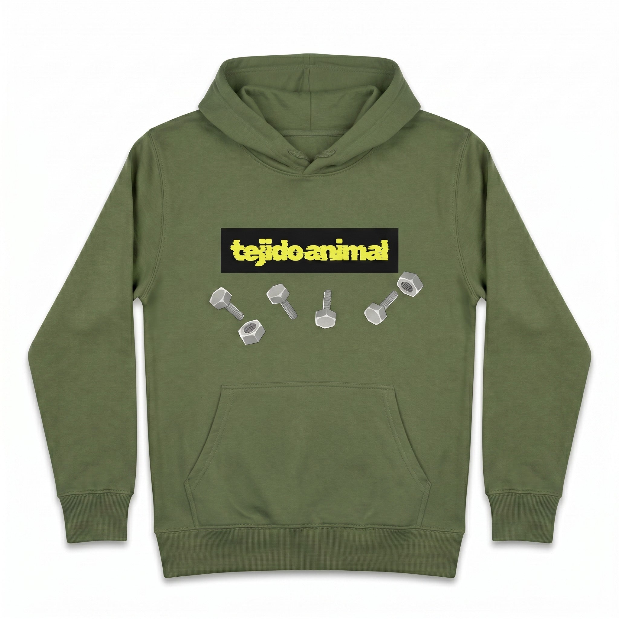 POLERON HOODIE MONSTER VERDE