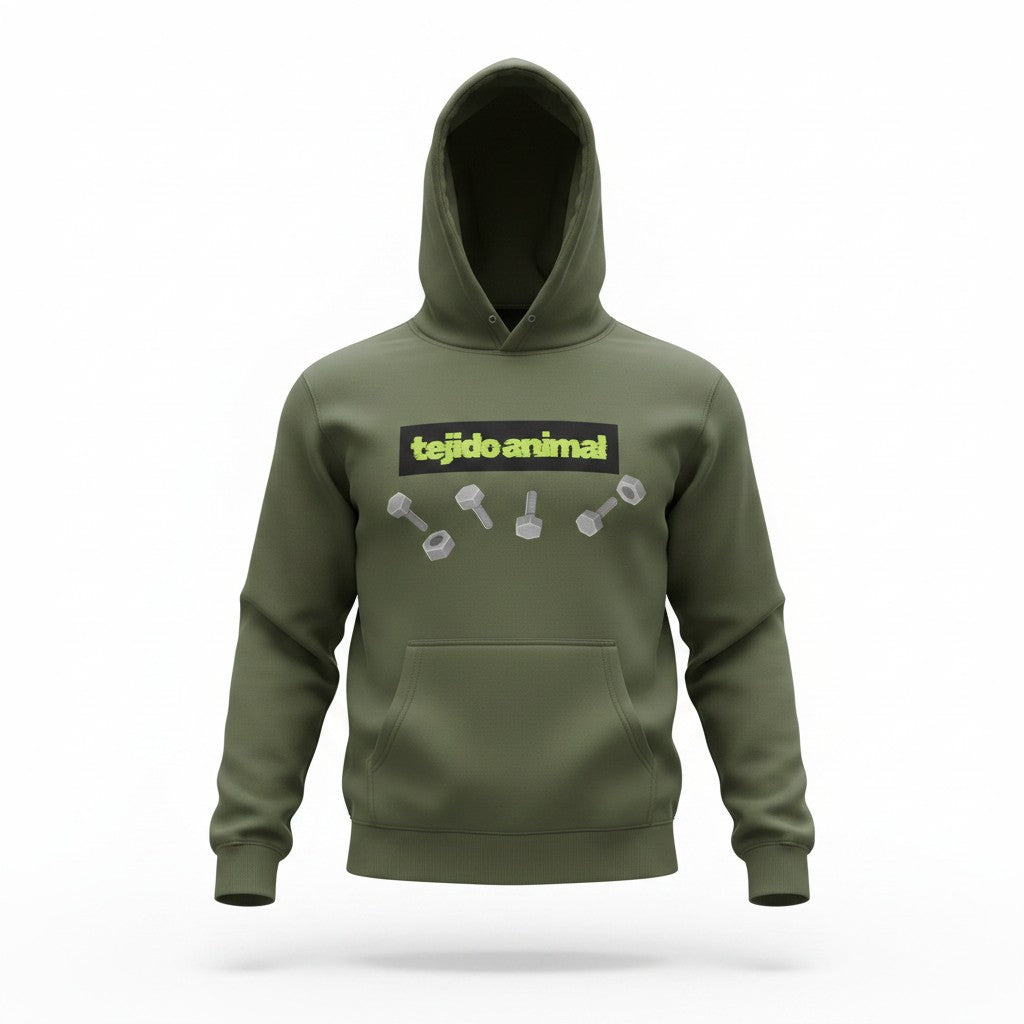 POLERON HOODIE MONSTER VERDE