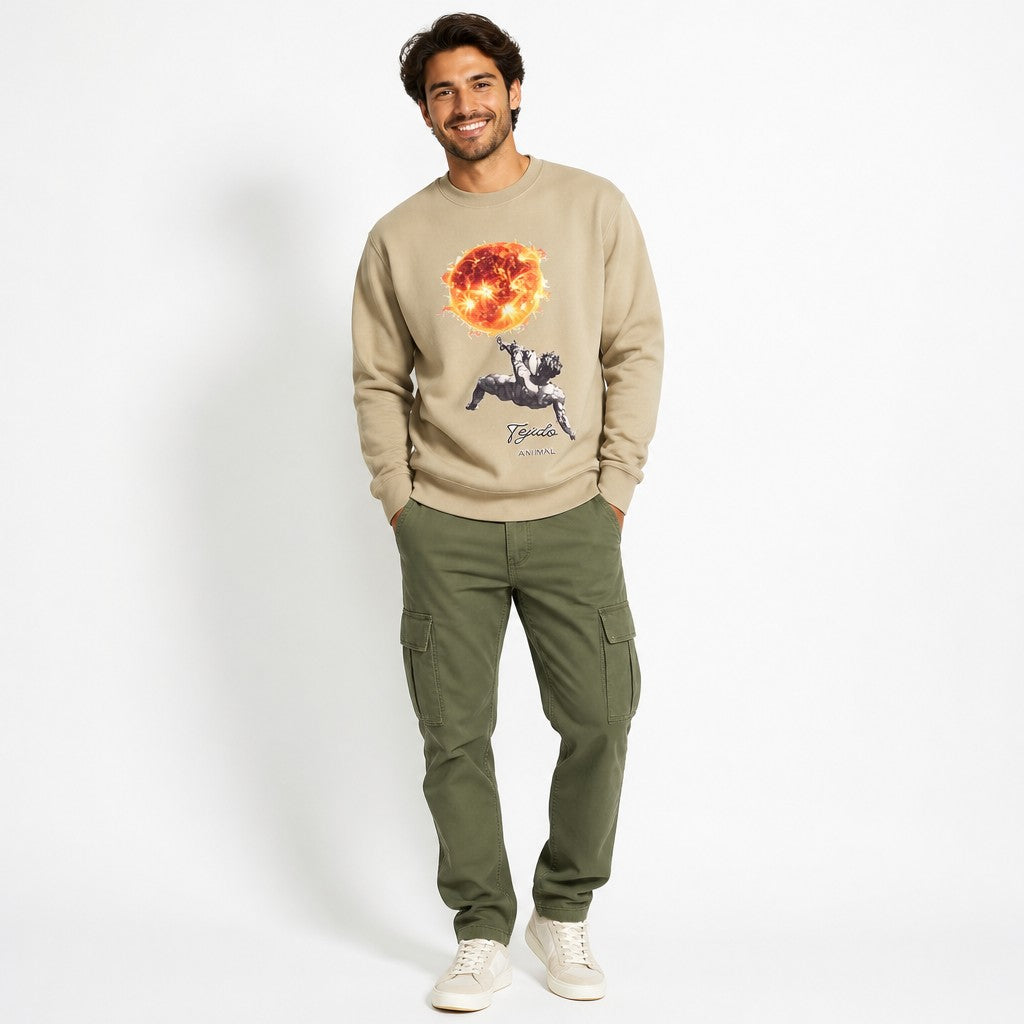 POLERON CREWNECK SOL BEIGE