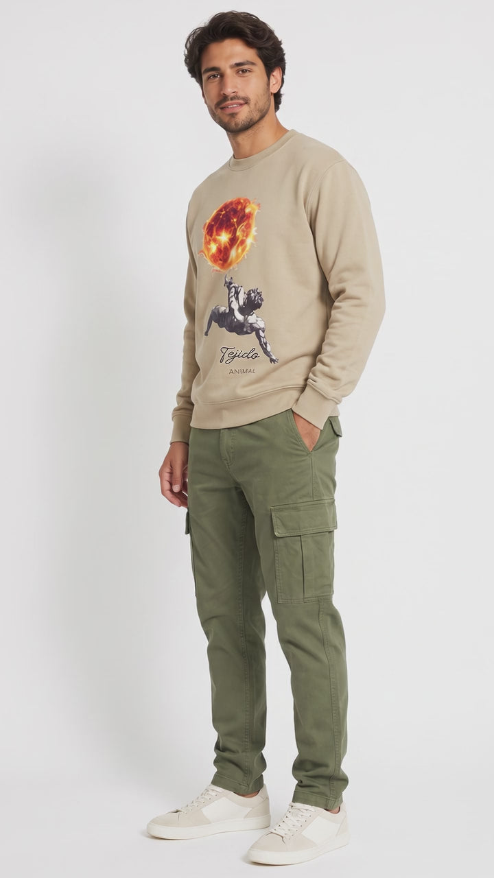 POLERON CREWNECK SOL BEIGE